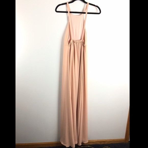 🌼2 for $30🌼 Show Me Your Mu Mu Amanda Dusty Blush Full Length Dress Small - Picture 3 of 10